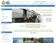 Tablet Screenshot of biketrain.ca